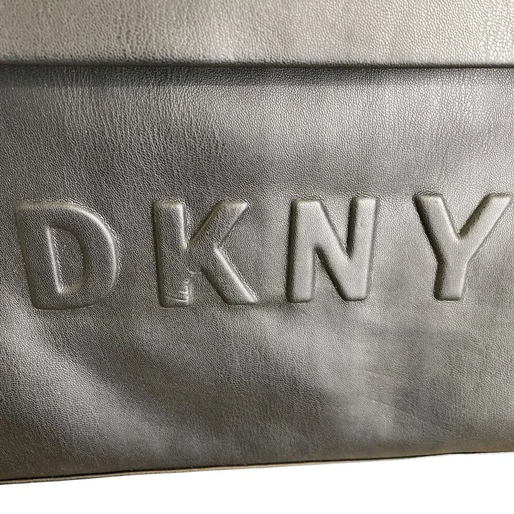 DKNY Tilly vegan leather backpack Logo embossed‎ Black City Career Travel